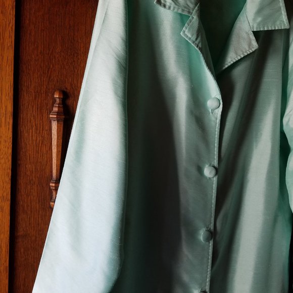 Aqua Jacket Large by Maggie Sweet - Picture 5 of 8